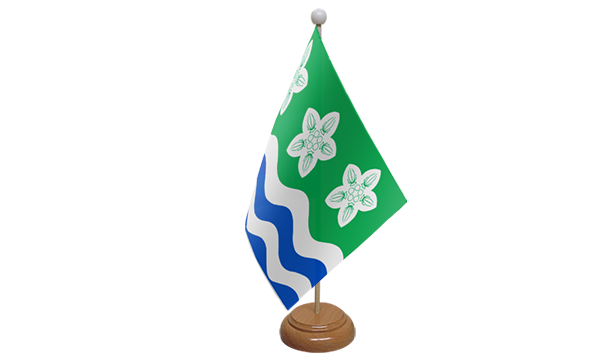 Cumberland Small Flag with Wooden Stand